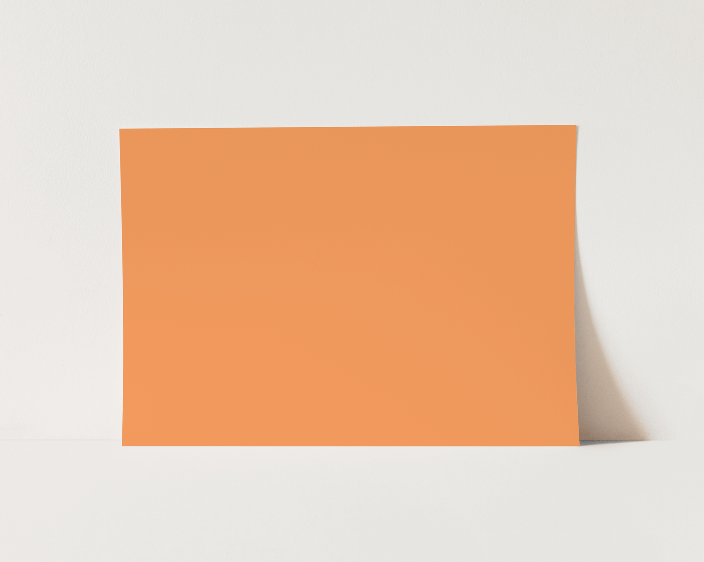 Vinyl, Waterproof Product Photography Backdrop. Orange. Australian Made. Home photoshoot and content creation.