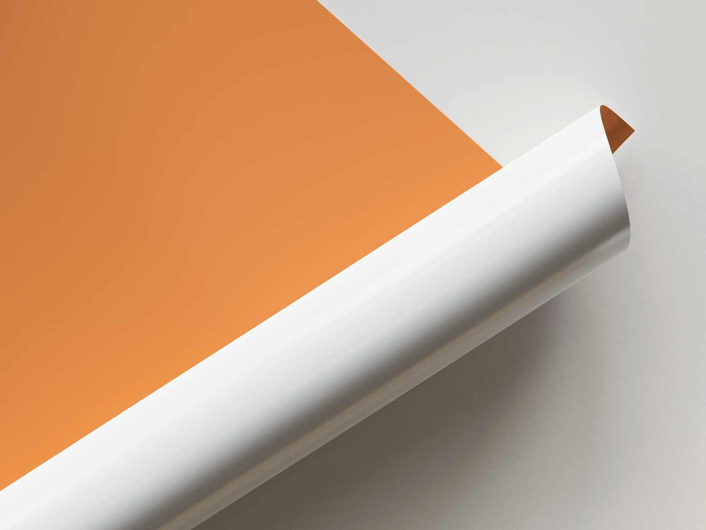 Vinyl, Waterproof Product Photography Backdrop. Orange. Australian Made. Home photoshoot and content creation.